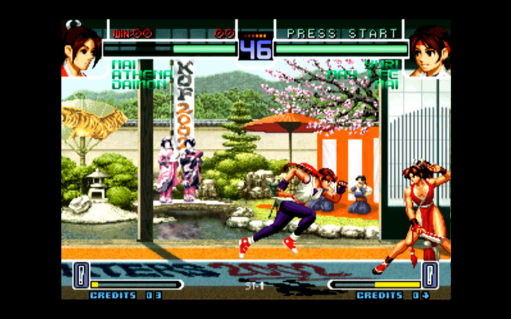 King of Fighters 2002 (NEOGEO mini) - Image Quality Optimization ON (Captured using Elgato Game Capture HD60)